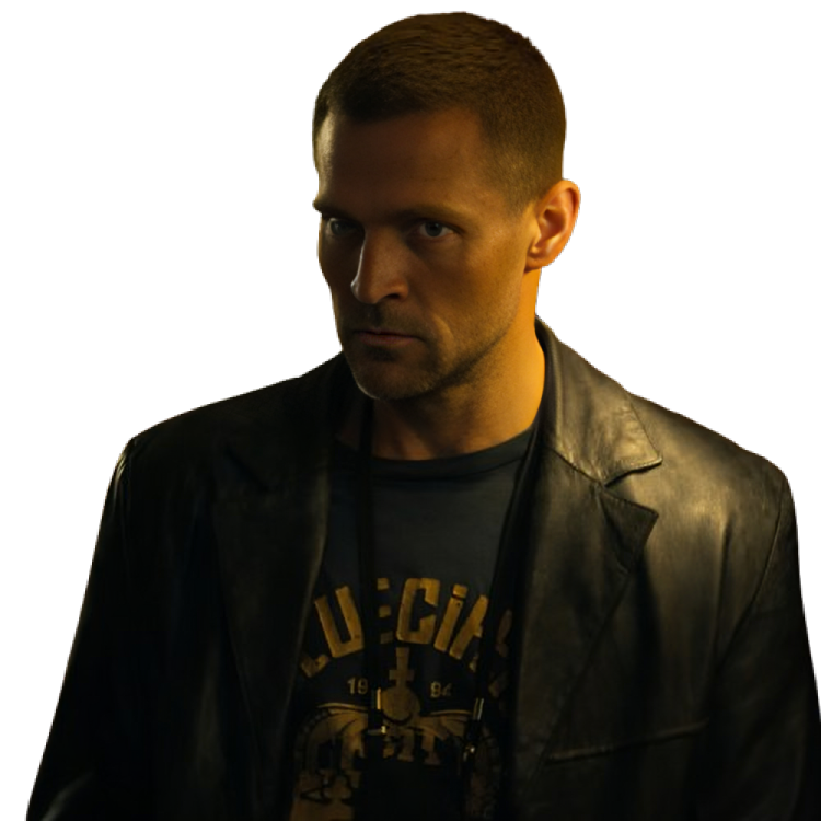 Tobias Santelmann Jo Nesbos Detective Hole Leather Jacket - Image 2